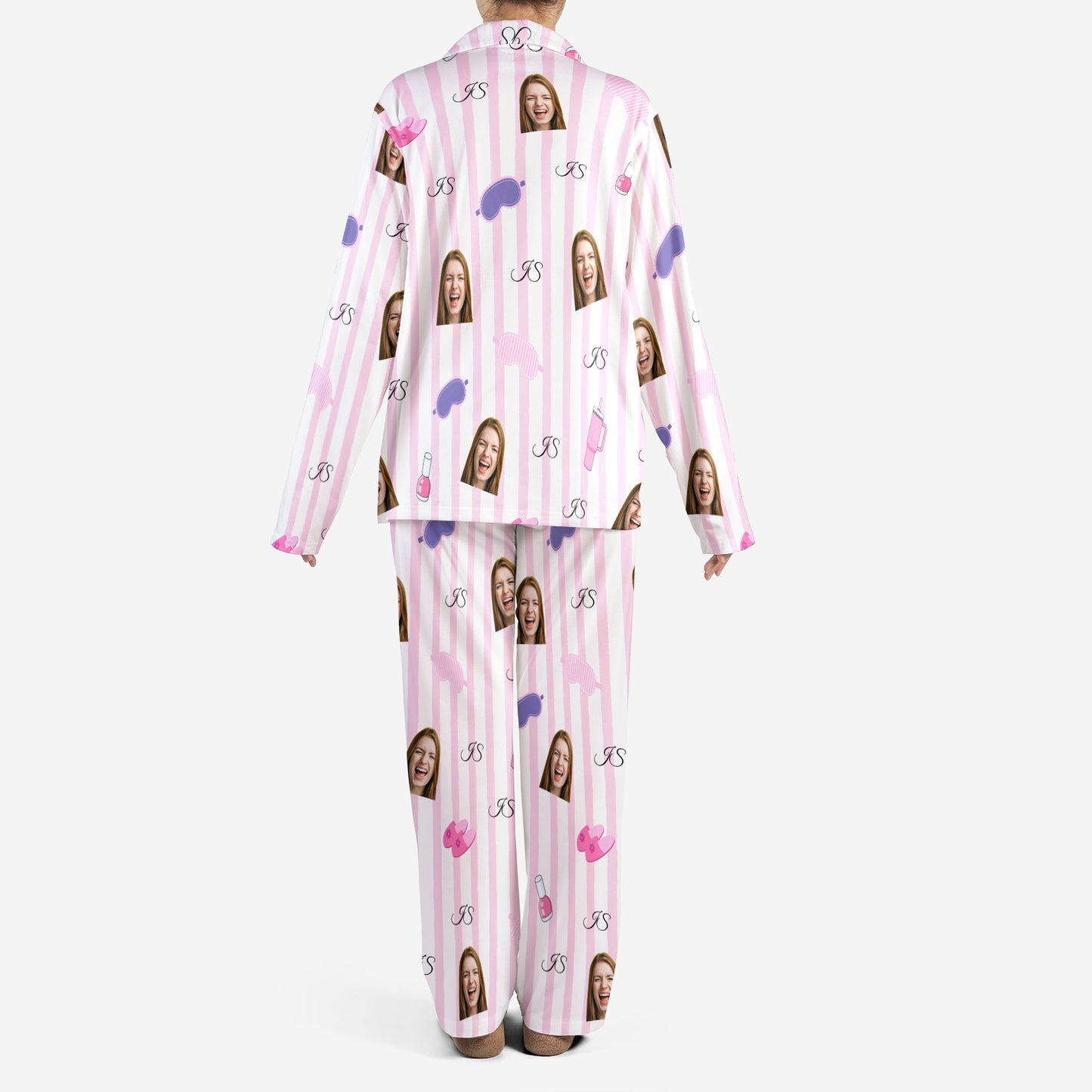 Custom Family Pajamas – Personalized Name, Color & Photo , Matching Set for Dad, Mom & Kids , Cozy Christmas Sleepwear Gift