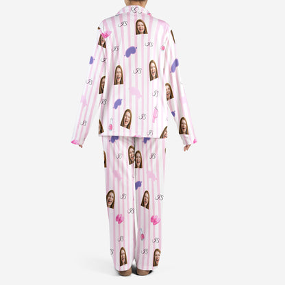 Custom Family Pajamas – Personalized Name, Color & Photo , Matching Set for Dad, Mom & Kids , Cozy Christmas Sleepwear Gift