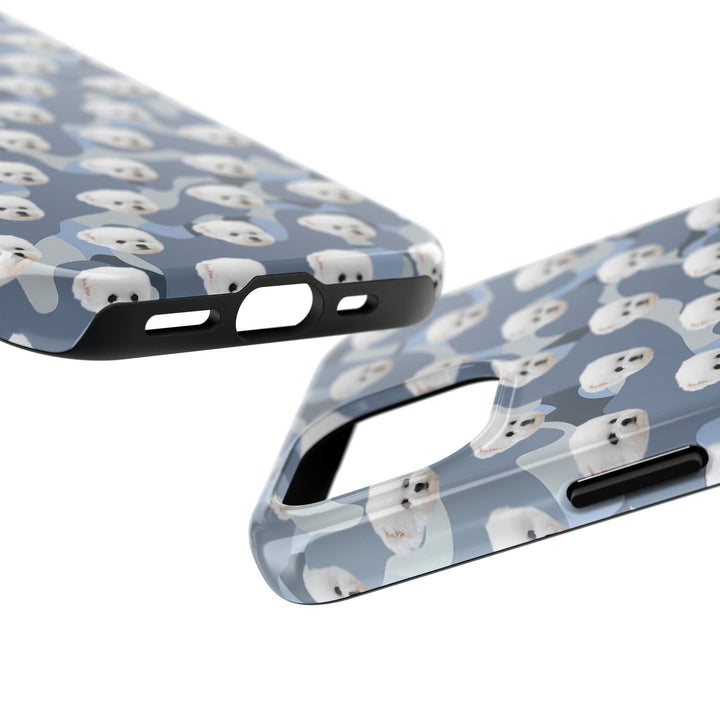 Custom Dog Face Camo Phone Case – Personalized Cute Pet Lover Cover for iPhone