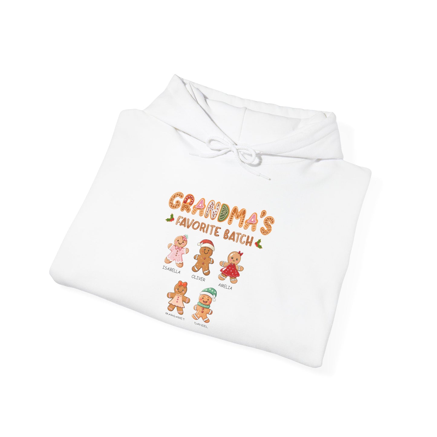Grandma’s Favorite Batch Custom Name Hoodie – Christmas Family Matching Outfit