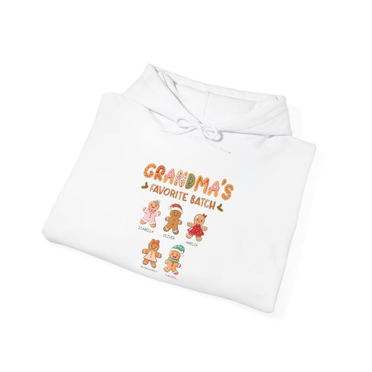 Grandma’s Favorite Batch Custom Name Hoodie – Christmas Family Matching Outfit