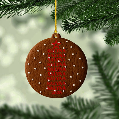 Travel Goal Destination Of The Year - Personalized Custom Wood Acrylic Ornament 2 Layer