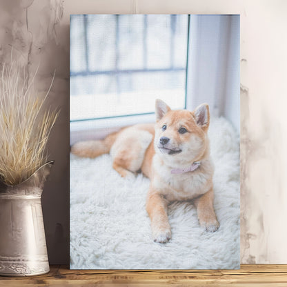 Custom Pet Portrait Vertical Poster – Personalized Gift for Dog & Cat Lovers, Pet Parents – Fine Pet, Finer Style - Poster/Canvas