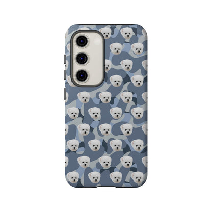 Custom Dog Face Camo Phone Case – Personalized Cute Pet Lover Cover for iPhone