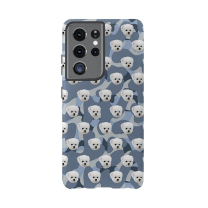 Custom Dog Face Camo Phone Case – Personalized Cute Pet Lover Cover for iPhone