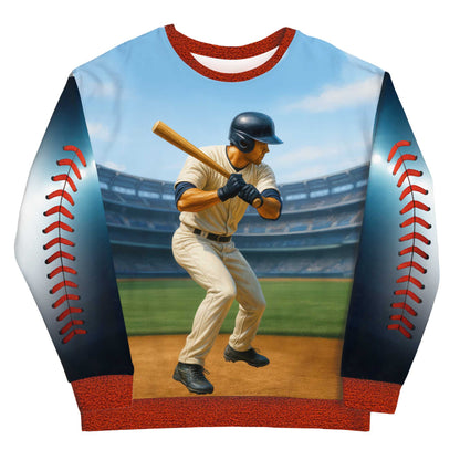Custom Baseball Sweatshirt – Personalized Player Name & Number 3D Stadium Design