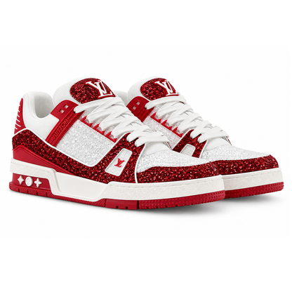 Louis Vuitton LV Trainer Sneaker ‘Red Crystals’