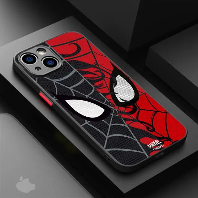 Spider Power Phone Case – Superhero Web Design Protective Cover for iPhone 11 12 13 14 15 16 Pro Max Samsung S22 S23 S24 S24.99 Ultra Plus