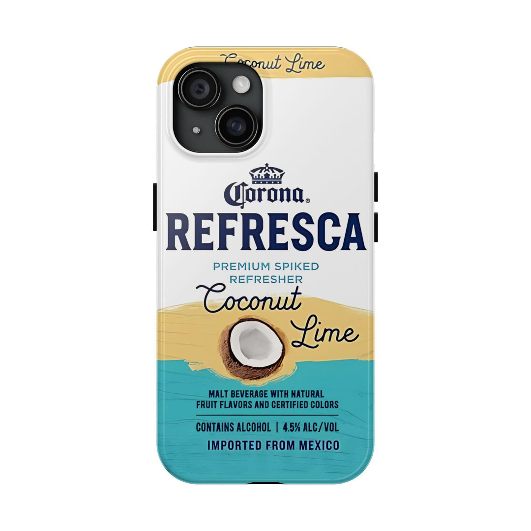 Corona Refresca Fruit Flavor Tough Phone Case For iPhone 12 13 14 15 16 Samsung S22 S23 S24 S24.99 Ultra PLus