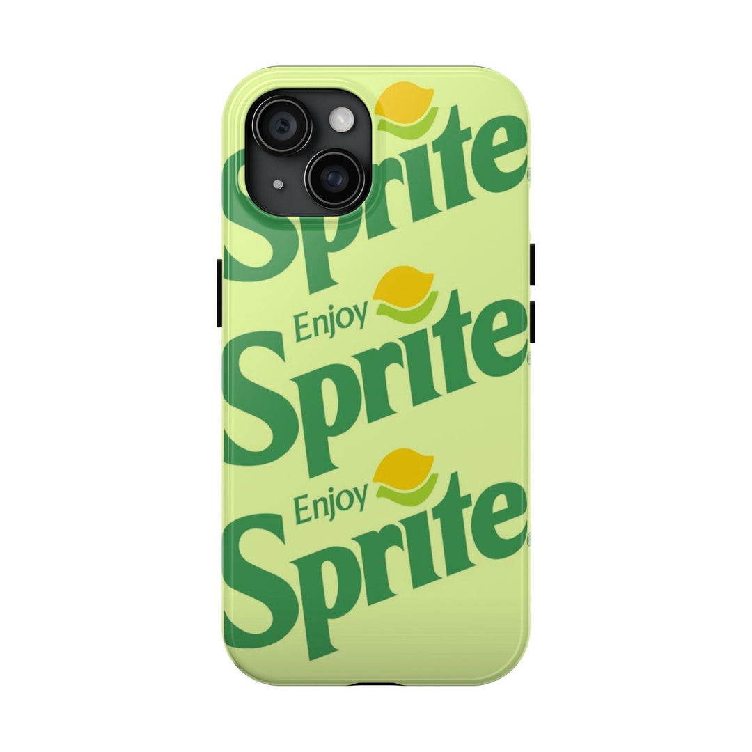 Sprite Green Soda Lover Tough Phone Case – Trendy Caffeine Aesthetic, Stylish Tough Cover, Perfect Gift For iPhone 12 13 14 15 16 Samsung S22 S23 S24 S24.99 Ultra Plus