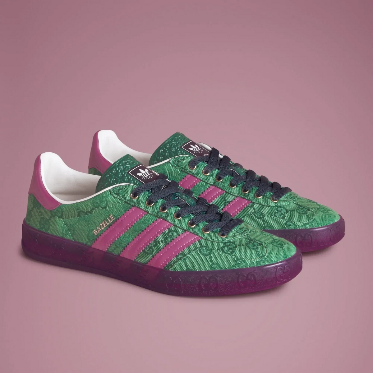 Adidas x Gucci Gazelle 'Green'