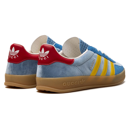 Adidas x Gucci Gazelle Light Blue Suede