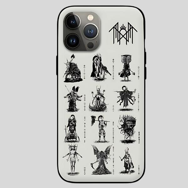 Rain Sleep T0ken rock Band Music Tarot Edition Tough Token Phone Case Cover - Protective Lining, For iphone 16 pro max, 15, 14, 13, 12, 11 X  Plus