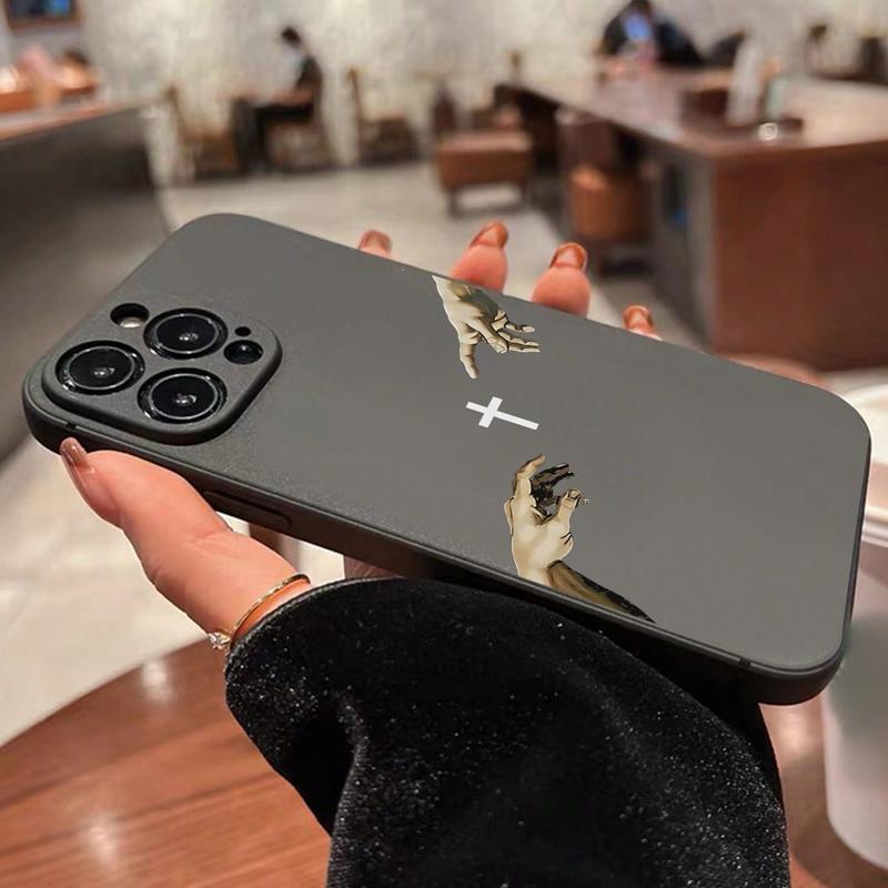 New Creative Jesus Christ Cross Pattern Anti-drop Protective Christian pattern Phone Case shockproof For iPhone X 11 12 13 14 15 16 Pro Max Plus Gift for Her, Him