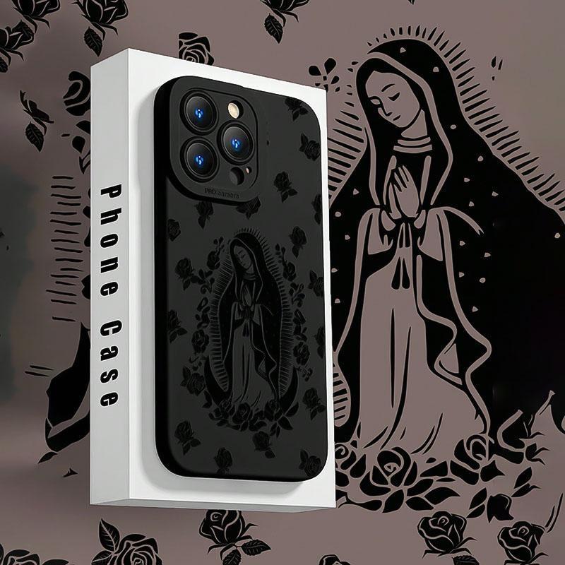 New Jesus Religious Virgin For iPhone X 11 12 13 14 15 16 Pro Max Plus Samsung S22 S23 S24 S24.99 Ultra Plus