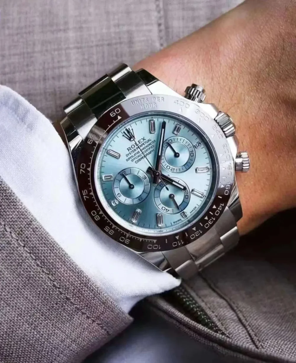 Rolex Cosmograph Daytona 40mm Platinum Ice-Blue Dial