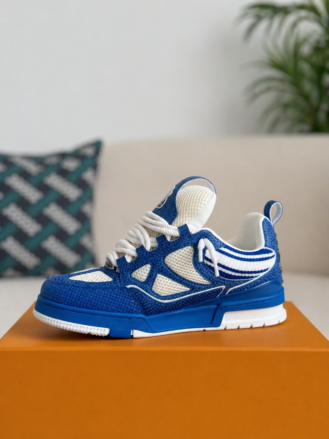 LV Skate Sneaker Blue