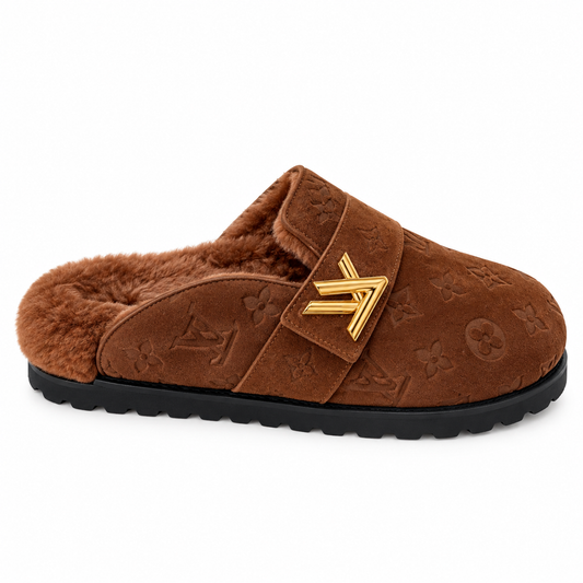 LV Cosy brown Clog