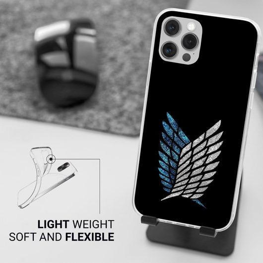 Attack on Titans Phone Case - Soft TPU & Silicon Protective Lining, For iphone 16 pro max, 15, 14, 13, 12, 11 X Plus