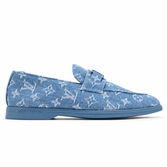 LV Loafer Blue Monogram Denim