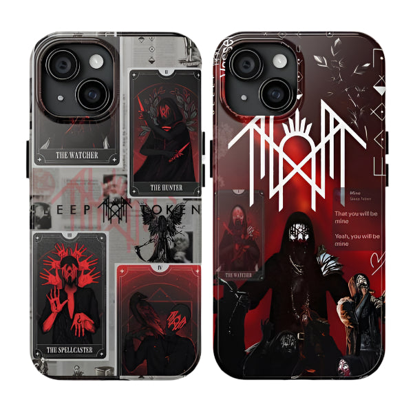 Dreamcore Gothic Phone Case Set – Aesthetic Quote Design with Celestial & Occult Symbols, Dark Fantasy Vibe for Deep Souls From iPhone 16 15 14 13 12 11 X Pro Max Plus Samsung Galaxy S24.99 S24 S23 S22 S21 Ultra Plus
