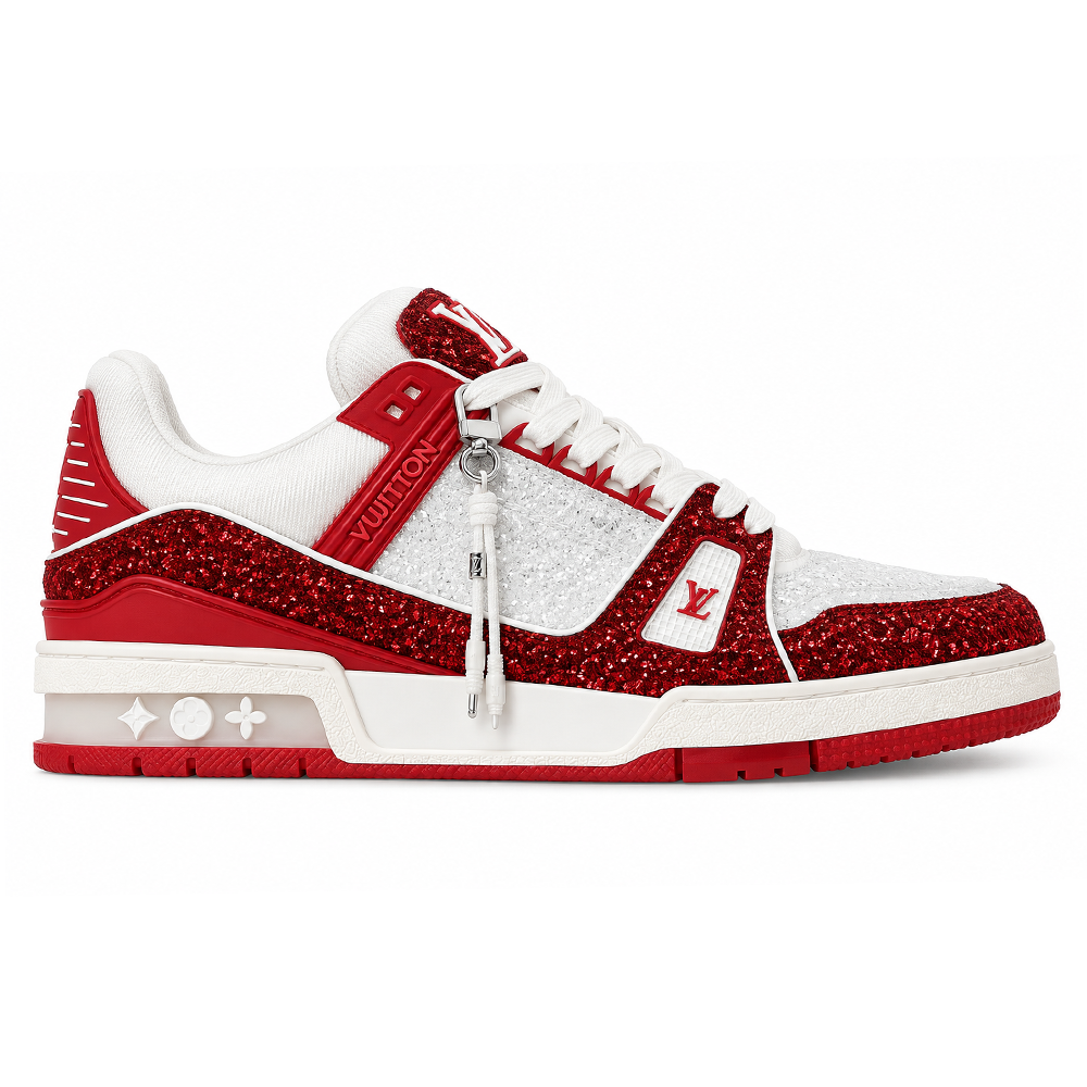 Louis Vuitton LV Trainer Sneaker ‘Red Crystals’