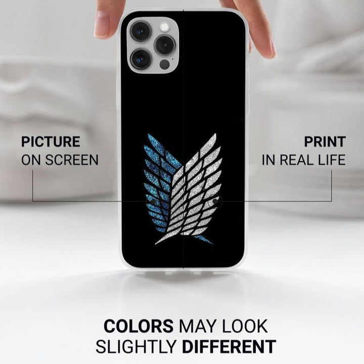 Attack on Titans Phone Case - Soft TPU & Silicon Protective Lining, For iphone 16 pro max, 15, 14, 13, 12, 11 X Plus