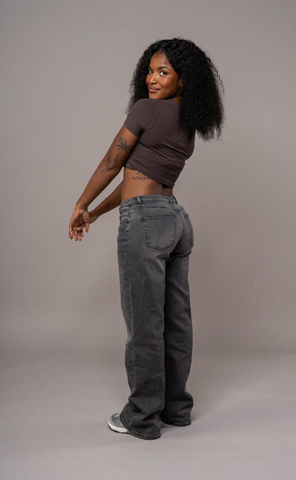 Baggy Low Waisted - Grey