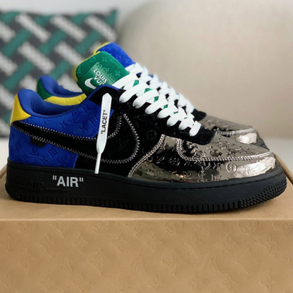Air Force 1 x Lv Multicolor Patch Work Best Quality