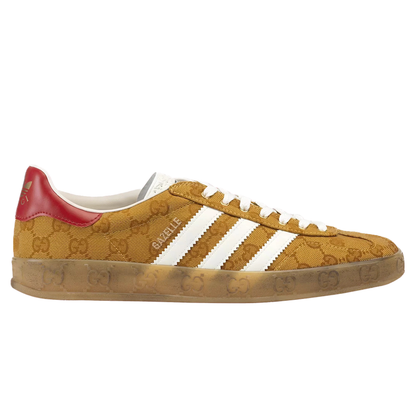 Adidas x Gucci Gazelle 'GG Monogram Beige Brown'