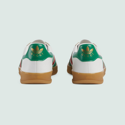 Adidas x Gucci Gazelle 'White Green Red'