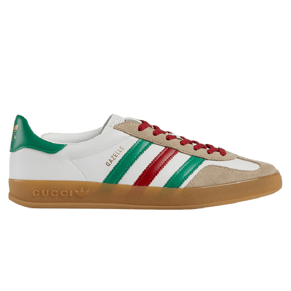 Adidas x Gucci Gazelle 'White Green Red'