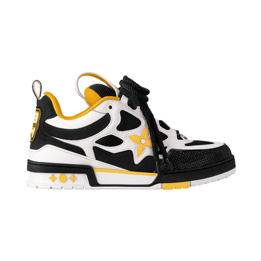 LV 57th Street NYC LV Skate Sneaker in Black Yellow