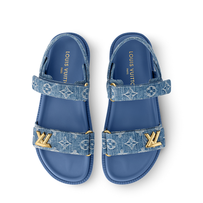 LV Sunset Sandals ‘Blue Denim'