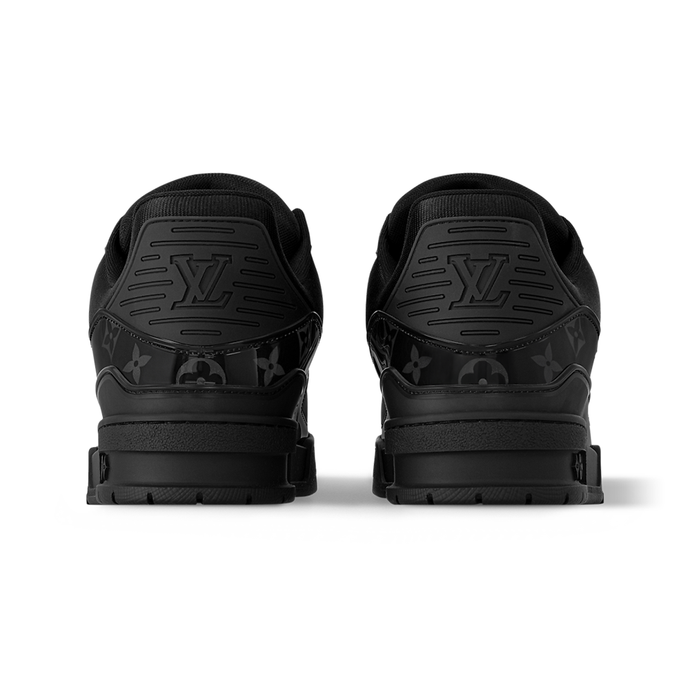 LV Trainers Monogram-Printed Translucent PVC Black