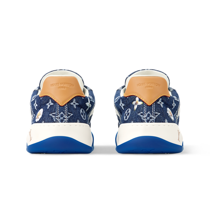 LV Tilted Sneaker Monogram Blue Denim