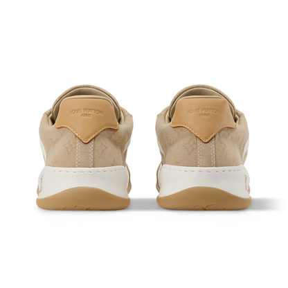 LV Tilted Sneaker Beige Denim