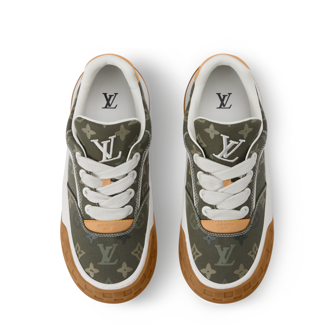 LV Tilted Sneaker Khaki Green