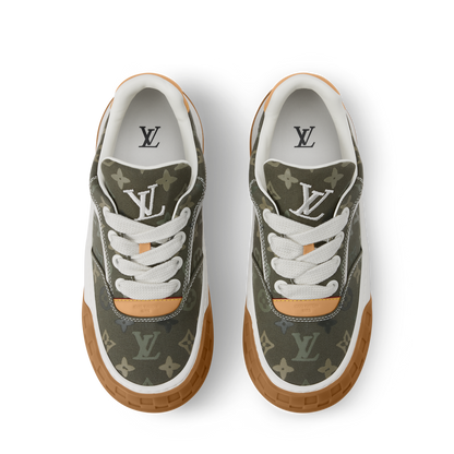 LV Tilted Sneaker Khaki Green