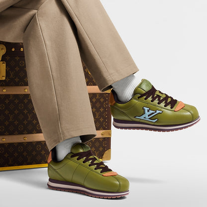 LV Buttersoft Sneaker Dark Khaki Green