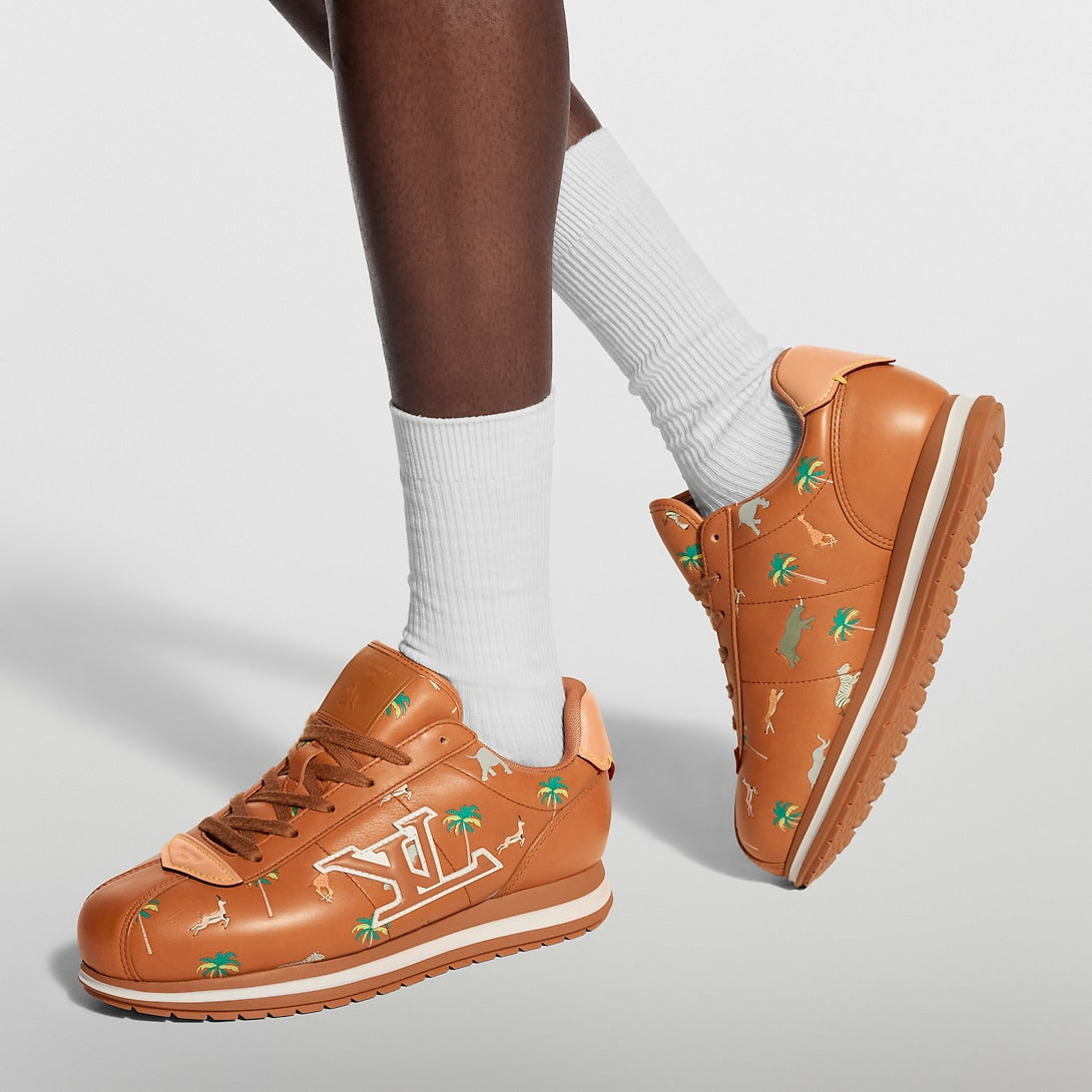 LV Buttersoft Sneaker Cognac Brown
