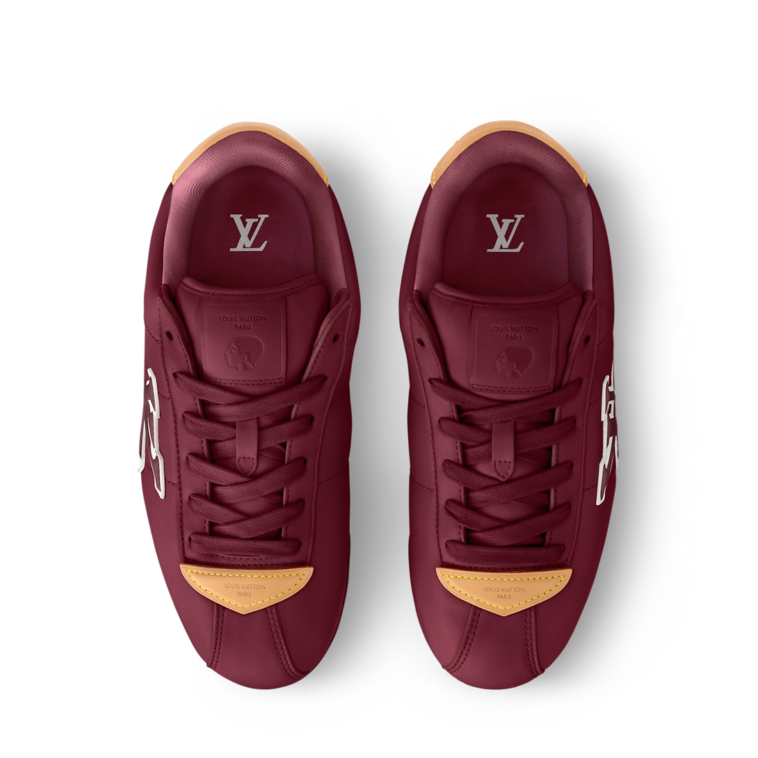 LV Buttersoft Sneaker Bordeaux Red