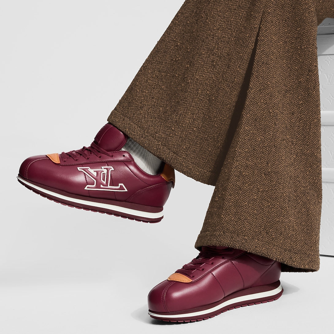 LV Buttersoft Sneaker Bordeaux Red