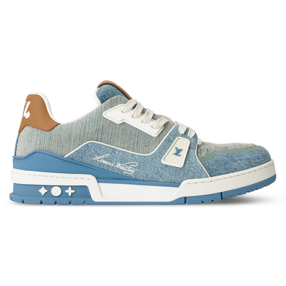LV Trainer Blue Denim