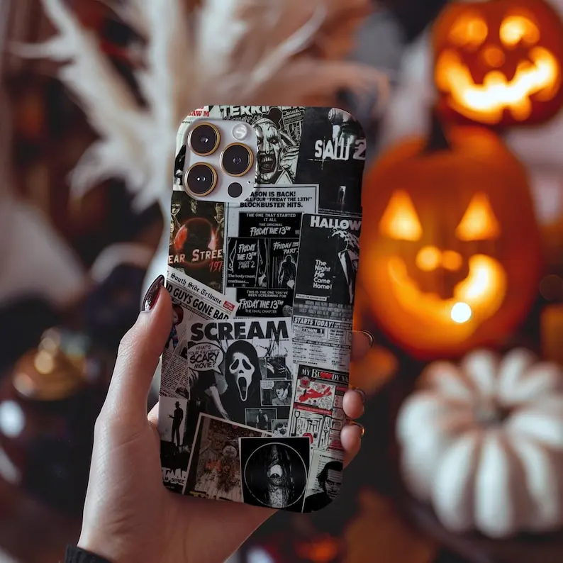 Jack & Sally Love Phone Case – The Nightmare Before Christmas Collage for iPhone 11 12 13 14 15 16 Pro Max Samsung S22 S23 S24 S24.99 Ultra Plus