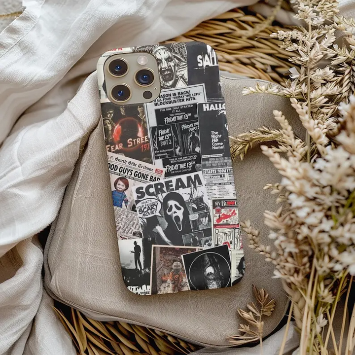 Jack & Sally Love Phone Case – The Nightmare Before Christmas Collage for iPhone 11 12 13 14 15 16 Pro Max Samsung S22 S23 S24 S24.99 Ultra Plus