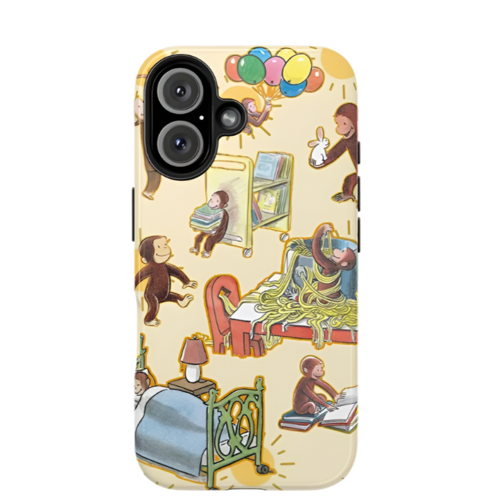 Monkey Tales Phone Case – Whimsical Adventure Vibes for iPhone 11 12 13 14 15 16 Pro Max Samsung S22 S23 S24 S24.99 Ultra Plus