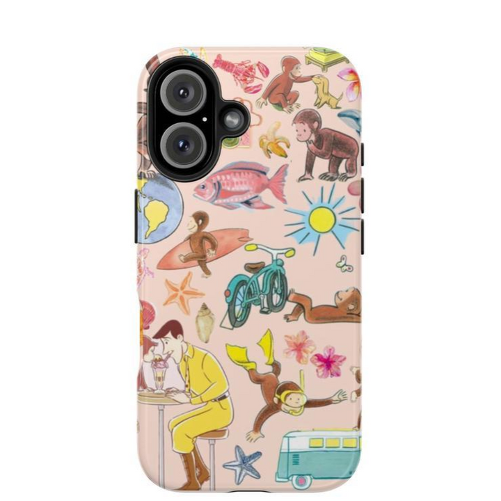 Monkey Tales Phone Case – Whimsical Adventure Vibes for iPhone 11 12 13 14 15 16 Pro Max Samsung S22 S23 S24 S24.99 Ultra Plus