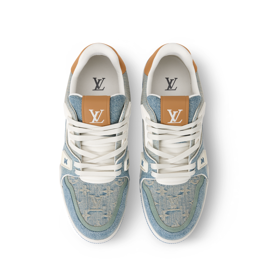 LV Trainer Blue Denim