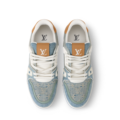 LV Trainer Blue Denim